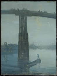 Nocturne in black and gold, the falling rocket by james mcneill whistler, giclee print framed painting on museum quality canvas for wall decoration, gold frame, size 16 x 19, ready to hang. Nocturne Blue And Gold Old Battersea Bridge James Abbott Mcneill Whistler C 1872 5 Tate