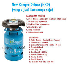 Cari produk kompor lainnya di tokopedia. Jual Kompor Blue Gaz New Kompre Deluxe Nkd Kompornya Saja Jakarta Barat Mardiahh Olshop Tokopedia