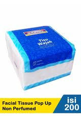 Pabrik tisu membuat kotak tisu dengan keterangan pl=48cm, pt=32cm. Jual Tisu Wajah Klikindomaret