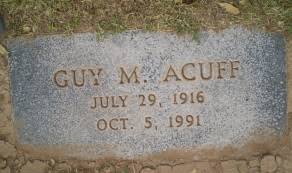Guy Mathes Acuff (1916-1991)
