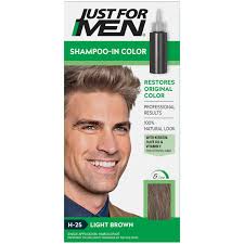 Meanwhile, grey brown hair is a pretty and easy thing on its own, and it only improves when you divide the two shades as the main color and highlights. Just For Men Shampoo In Color Gray Hair Coloring For Men Light Brown H 25 Walmart Com Walmart Com