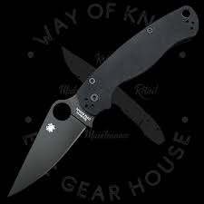Spyderco Paramilitary 2 Compression Lock Knife G-10 (3.4" Black) - Way Of  Knife & EDC Gear House
