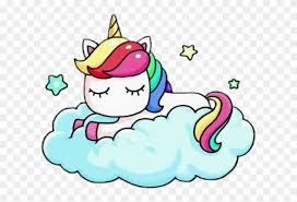 Maybe you would like to learn more about one of these? Unicorn Sleep Cloud Rainbow Kawaii Draw So Cute Unicorn On A Cloud Clipart 1701908 Pinclipart