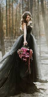 33 Beautiful Black Wedding Dresses That Will Strike Your Fancy Wedding Dresses Guide Black Wedding Dresses Fancy Wedding Dresses Wedding Dress Guide