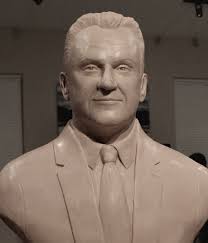 Mayor Stanley Cmich Portrait Bust, Longest Serving Mayor of Canton, Ohio