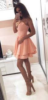 Simple Hoco Dresses Blush Pink Homecoming Dresses Short Prom Dress Cheap Homecoming Orange Homecoming Dresses Peach Homecoming Dresses Mini Homecoming Dresses
