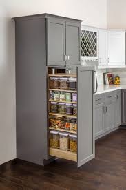 Wood Cabinet Pull Out Pantry In 2020 Kitchen Remodel Small Kitchen Pantry Design Kitchen Design Small