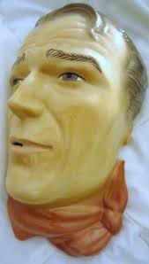 JOHN WAYNE CLAY ART MASK CERAMIC