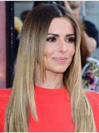 Light brown hair transformed to a cherry cola red like cheryl tweedy Synthetic 20 Monofilament Ideal Cheryl Cole Wigs Celebrity Wigs Cheryl Cole Wigs Monofilament Wigs