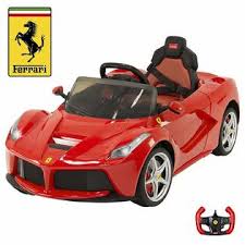 Hot wheels 2015 hw workshop ferrari 599xx 188/250, dark gray. Transformania Toys Rastar La Ferrari Electric Ride On Car With Mp3 And Remote Control 12v Red