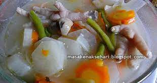 Resep Sop Ceker Ayam Tulang Lunak Kuah Bening Aneka Resep Masakan Sederhana Sehari Hari Resep Resep Masakan Resep Masakan Indonesia