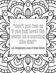 Montgomery, anne of green gables i love the enduring charm and wisdom of classic childrens books. 33 Anne Of Green Gables Printable Coloring Pages My Printable Home