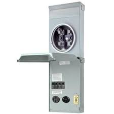 50 30 20 amp pedestal rv power outlet box. Ge Metered Rv Panel With 50 Amp And 30 Amp Rv Receptacles And 20 Amp Gfci Receptacle Ge1lm532ss The Home Depot Gfci Rv Outlet Electronic Recycling