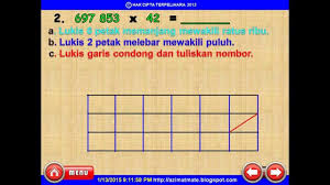 Matematik Upsr Darab Napier Dan Lattice Lattice Napier Projects To Try