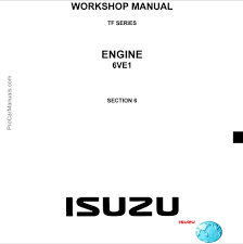 Isuzu's first petrol engines were license built hillman units for the locally assembled minx, from 1953. Isuzu Engine Tf Series 6ve1 3 5l Workshop Manual Pdf Download