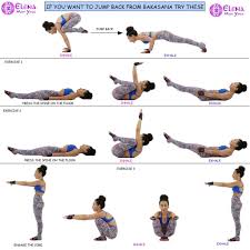 Jump Back From Bakasana Yoga Tutorial 30 Minute Hiit Workouts Advanced Yoga