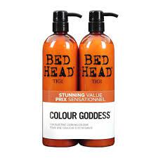 tigi bed head colour goddess oil infused shampoo top up your brunette locks with tigi tigi feelunique bed head colour goddess bed head shampoo head color