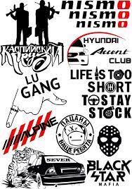 They are applied by peeling the sticker from the backing and applying it by hand. Car Stickers Vector Graphics Pack Free Vector Car Stickers Sticker Design Hard Work Quotes
