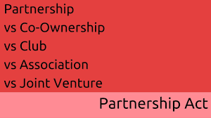 Parties can refer to it using their own names. Partnership Vs Co Ownership Vs Club Vs Association Vs Joint Venture General Nature Of Partnership Youtube