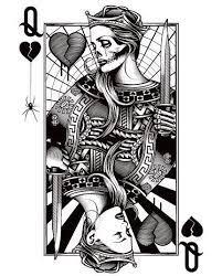 Keptalalat A Kovetkezore Gemini Tattoo Queen Piercings Queen Of Hearts Tattoo Card Tattoo Gemini Tattoo