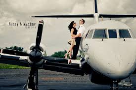 Photoshoot At An Airport With A Jetstream Airplane Pilot Wedding Aviation Wedding Wedding Photoshoot