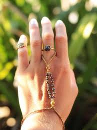 Hochwertige und bezahlbare, lizenzfreie sowie lizenzpflichtige bilder. Makramee Handkette Boho Ring Armband Aus Messing Und Kristall