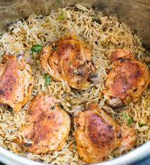 Pressure cooker hainanese chicken rice. Instant Pot Garlic Herb Chicken And Rice