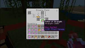 Jul 27, 2020 · place the blaze powder in the far left box when you interact with your brewing stand and reach the menu. How To Make A Strength Potion In Minecraft