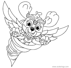 A team of brave puppies together with a smart boy ryder carry out. Skye From Paw Patrol Mighty Pups Coloring Pages Xcolorings Com