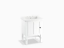 I had both kohler 2209 sinks installed by home depot contractors to my 80 quartz vanity. K 2604 Tresham 24 Inch Vanity Kohler