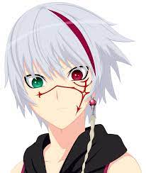 I Didn T Watch This Anime Cause Of The Weird Horrible Theme But I Liked The Way The Main Character Looks I M A Anime Guys With White Hair Animated Characters