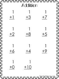 20 Printable Addition Worksheets Numbers 1 10 Preschool 1st Etsy In 2020 Addition Worksheets Math Addition Worksheets Worksheets