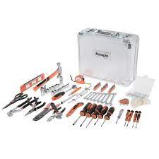 Coffret magnusson 206 pièces : Manupro Valise Multi Outils En Aluminium 725 Outils Et Accessoires Acier Et Chrome Vanadium Cdiscount Bricolage