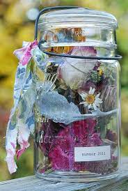 20pcs/jar dried flowers nail decorations jewelry natural floral dry flower 3d nail art designs polish diy manicure accessories. Summer In A Jar Sweet Idea Jar Dried Flowers How To Preserve Flowers
