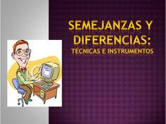 Semejanzas Y Diferencias Entre Tecnicas E Instrumentos Jacqueline Yanina Valera Santander Semejanzas Y Diferencias Instrumentos Diferencias