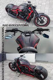 Harley Davidson V Rod Muscle Custom Red2 By Bad Boy Customs Harley Davidson V Rod V Rod Custom Harley Davidson
