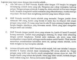 Jika 1 atm setara dengan 10 pa,maka jumlah partik … el pada ruangan tersebut adalah. Contoh Soal Menyusun Teks Laporan Dan Pembahasan Soal Un 2019 Bahasa Indonesia Smp Mts Zuhri Indonesia