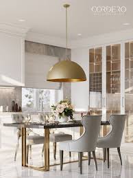 Brushed Brass Hammered Dome Pendant