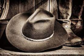 Vintage American Cowboy Style Western Riding Boots Cowboy Cowboy Hats