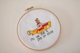 • now you can see your.pdf pattern on the screen in your browser, download it, or have it emailed to you. Yellow Submarine Free Cross Stitch Pattern Shwin And Shwin
