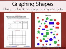 Shapes Use A Table Bar Graph To Organize Data Bar Graphs Bar Graphs Activities Graphing