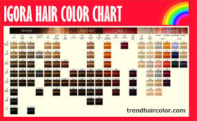 Igora Hair Color 16311 Schwarzkopf Igora Hair Color Chart