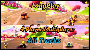 Crash Team Racing Nitro Fueled Longplay 4 Player Multiplayer All Tracks Maps No Commentary Youtube