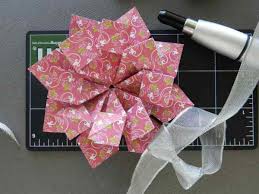 Purple and yellow watercolor brush family mother's day folded card. Flat Unit Origami Ideas For Handmade Cards Holidappy