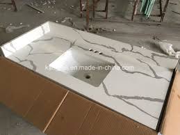 china calacatta quartz stone bathroom