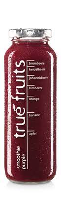 Smoothies are delicious and nutritious drinks typically made from fresh or frozen fruits or gather your ingredients and supplies. Smoothie Purple Smoothies True Fruits Gmbh