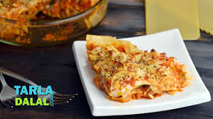 Vegetable Lasagne By Tarla Dalal Youtube Veg Lasagna Recipe Recipes Lasagna Recipe