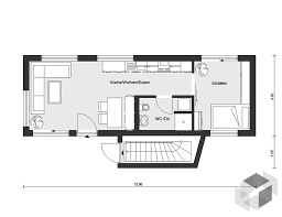 Tiny Haus 43 Qm Grundriss In 2020 Grundriss Schworer Haus Haus Grundriss