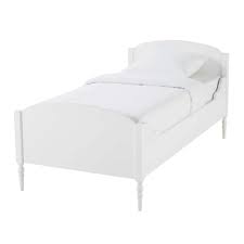 Lit 90x190 Blanc Lilly En 2020 Lit 90x190 Literie Blanche Tete De Lit Blanche