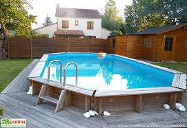 Piscine Bois Hors Sol Ovale Oblong 390 X 620 Cm Piscine Bois Piscine Ovale Piscine